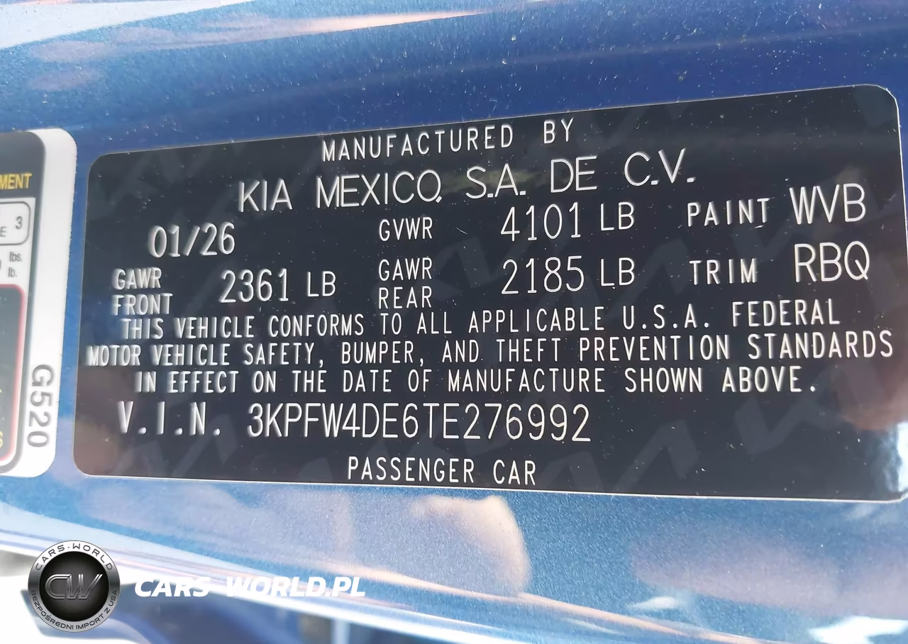 2026 Kia K4 Gt-Line VIN:3KPFW4DE6TE276992 - 9
