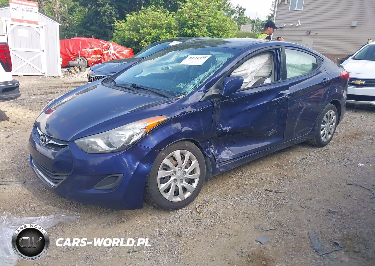 2012 Hyundai Elantra Gls VIN:5NPDH4AE2CH138898 - 2
