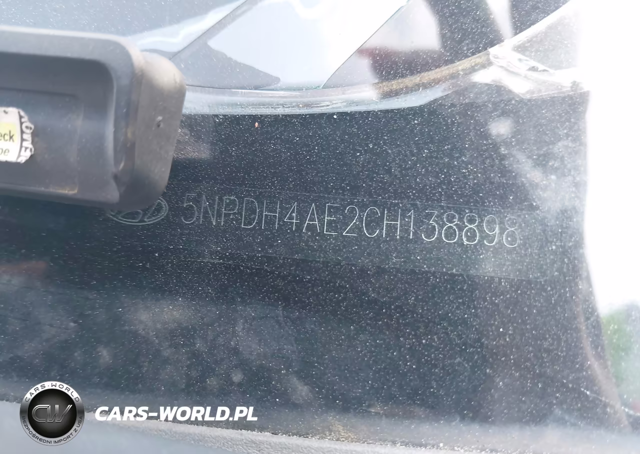 2012 Hyundai Elantra Gls VIN:5NPDH4AE2CH138898 - 9
