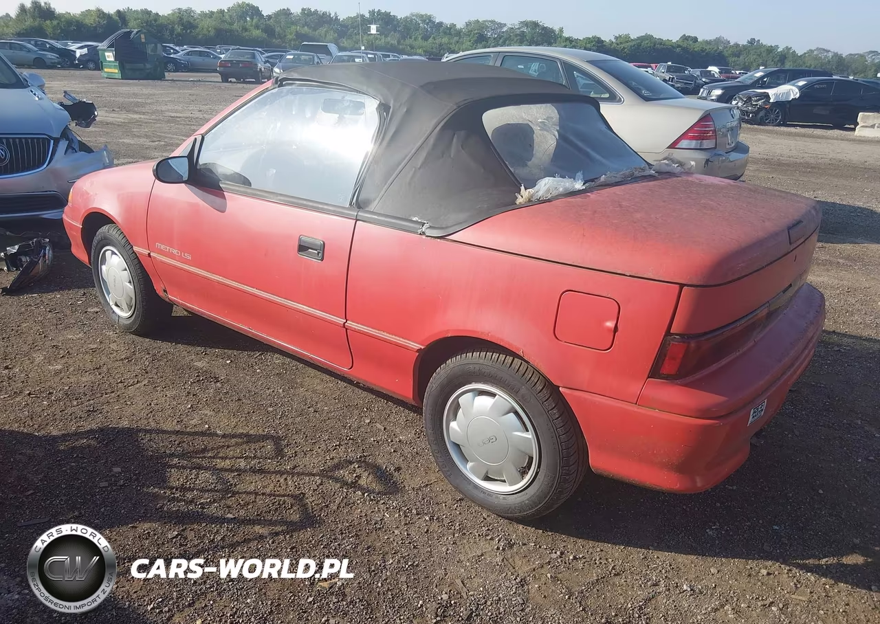1992 Geo Metro Lsi Sprint Cl VIN:JG1MR3364NK209853 - 3