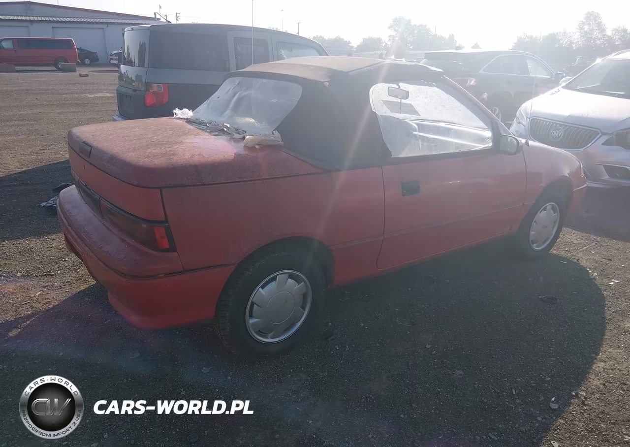 1992 Geo Metro Lsi Sprint Cl VIN:JG1MR3364NK209853 - 4