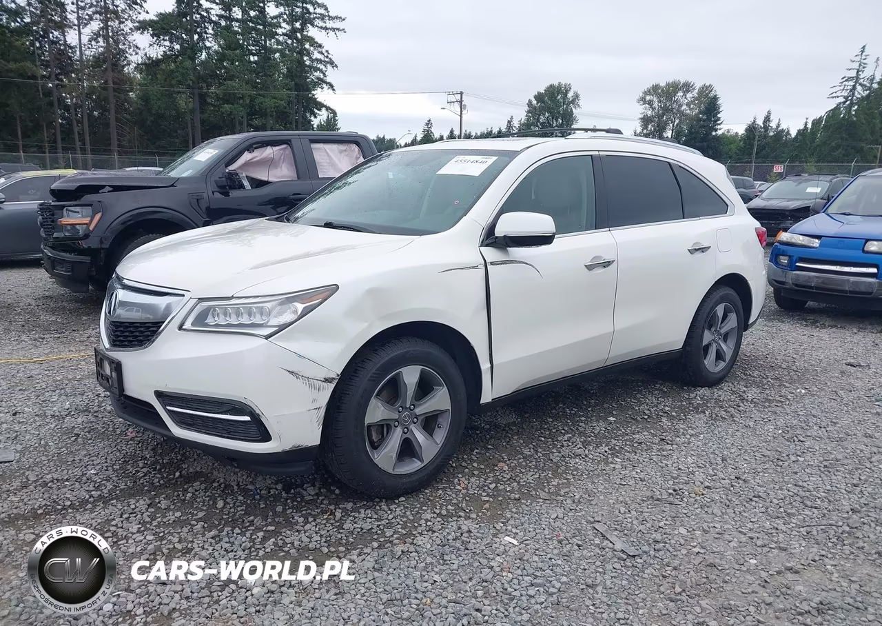 2014 Acura Mdx VIN:5FRYD4H24EB011210 - 2