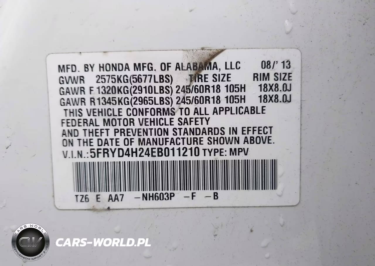 2014 Acura Mdx VIN:5FRYD4H24EB011210 - 9