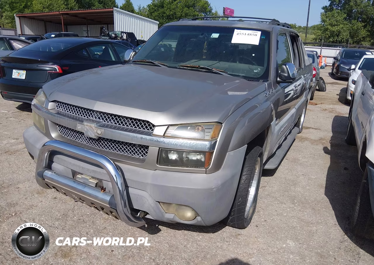2002 Chevrolet Avalanche 1500 VIN:3GNEC13T02G101151 - 2