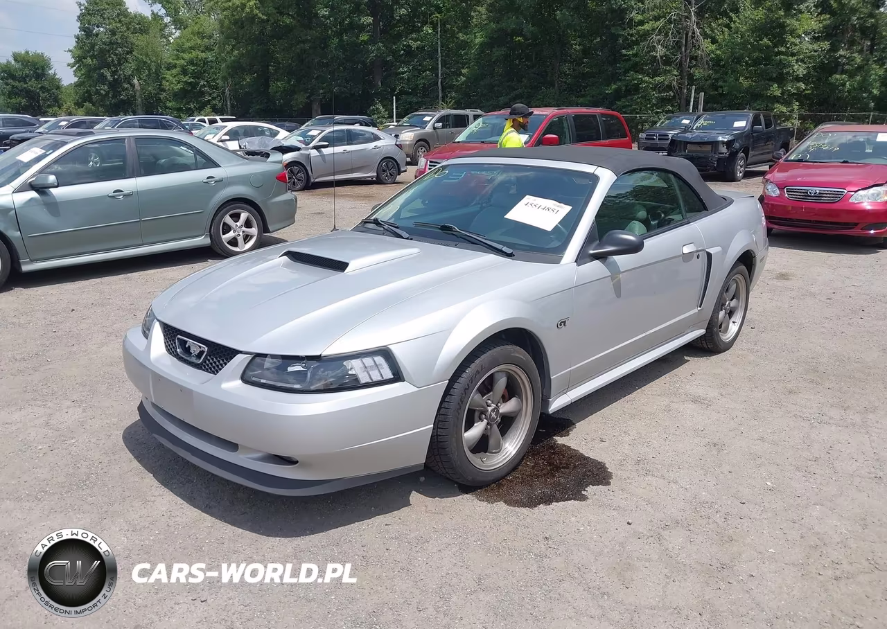 2001 Ford Mustang Gt VIN:1FAFP45X41F160616 - 2