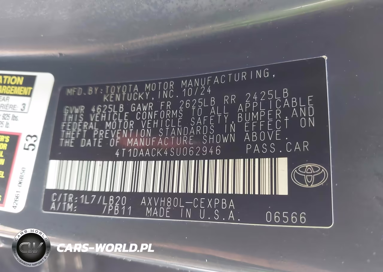 2025 Toyota Camry Xse VIN:4T1DAACK4SU062946 - 9