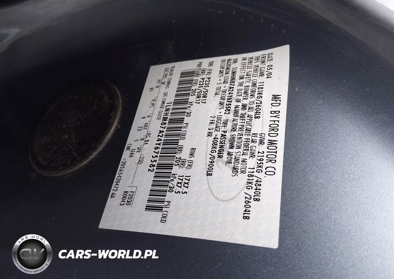 2004 Lincoln Ls V8 VIN:1LNHM87A24Y675582 - 9