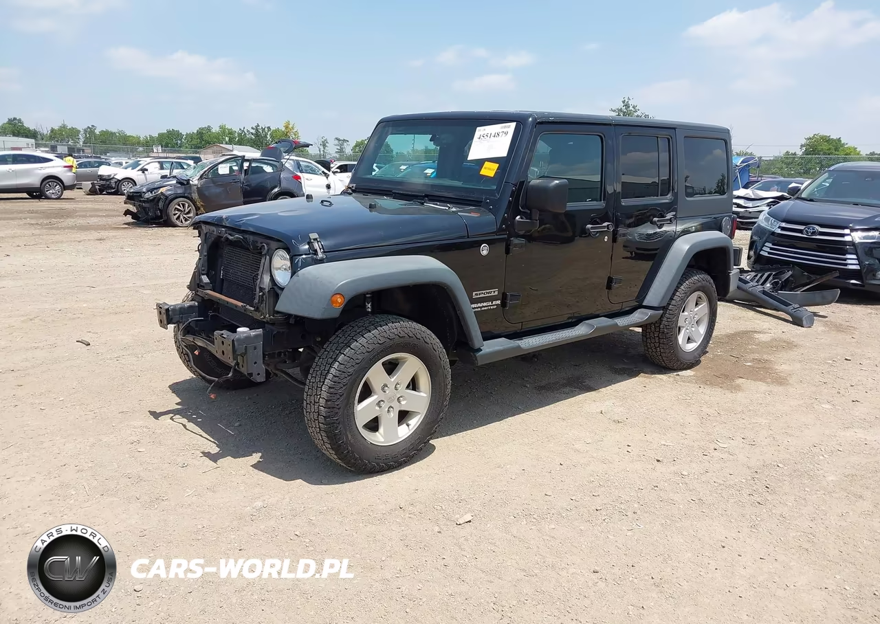 2017 Jeep Wrangler Unlimited Sport VIN:1C4BJWDG4HL745733 - 2