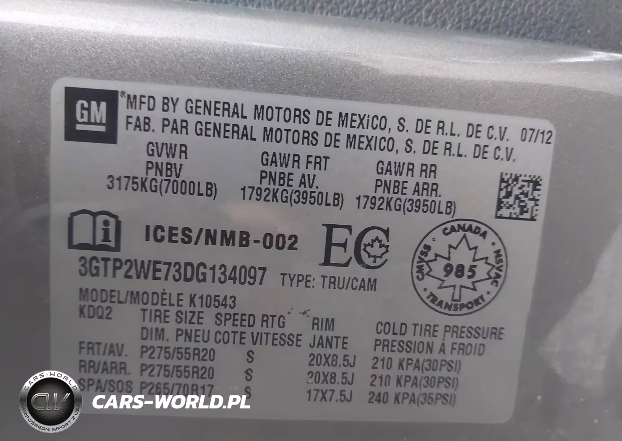 2013 GMC Sierra 1500 Slt VIN:3GTP2WE73DG134097 - 9