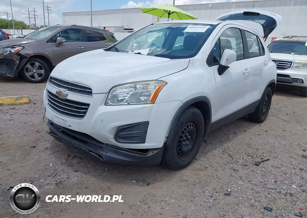 2016 Chevrolet Trax 1Ls VIN:3GNCJKSB7GL259044 - 2