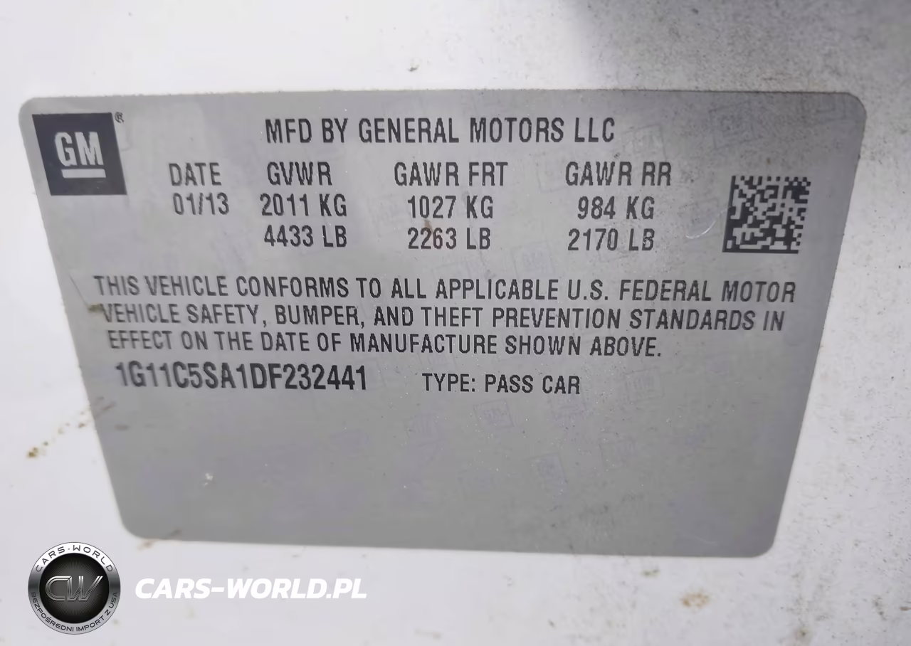 2013 Chevrolet Malibu 1Lt VIN:1G11C5SA1DF232441 - 9