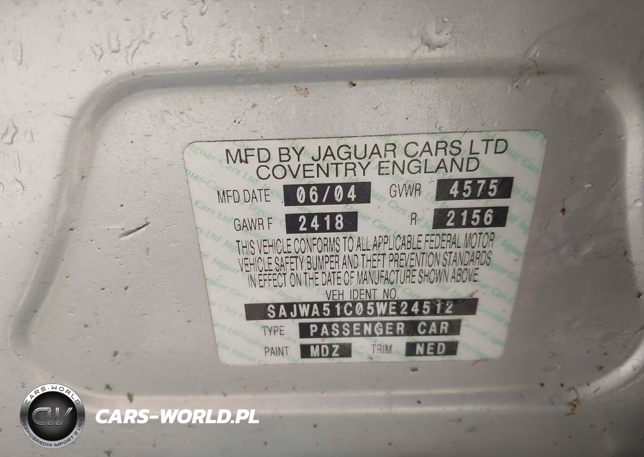 2005 Jaguar X-Type 3.0 VIN:SAJWA51C05WE24512 - 9