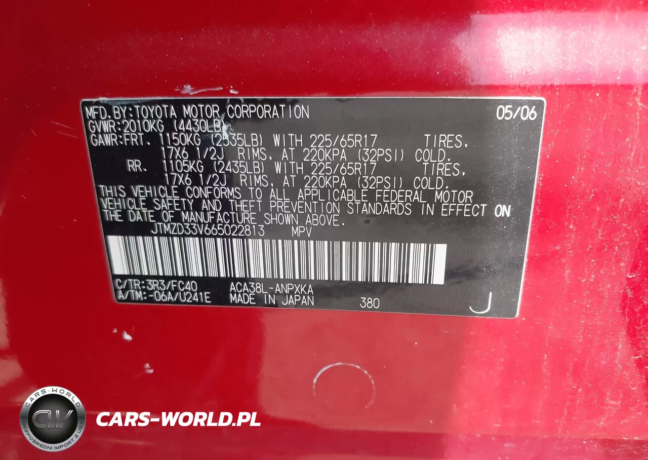 2006 Toyota Rav4 VIN:JTMZD33V665022813 - 9