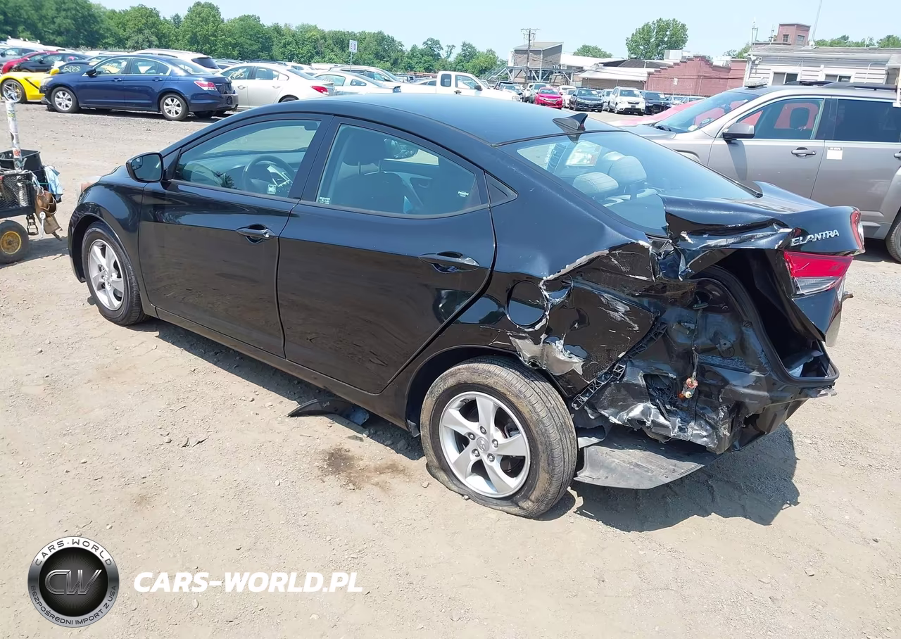 2014 Hyundai Elantra Se VIN:5NPDH4AE1EH545436 - 3