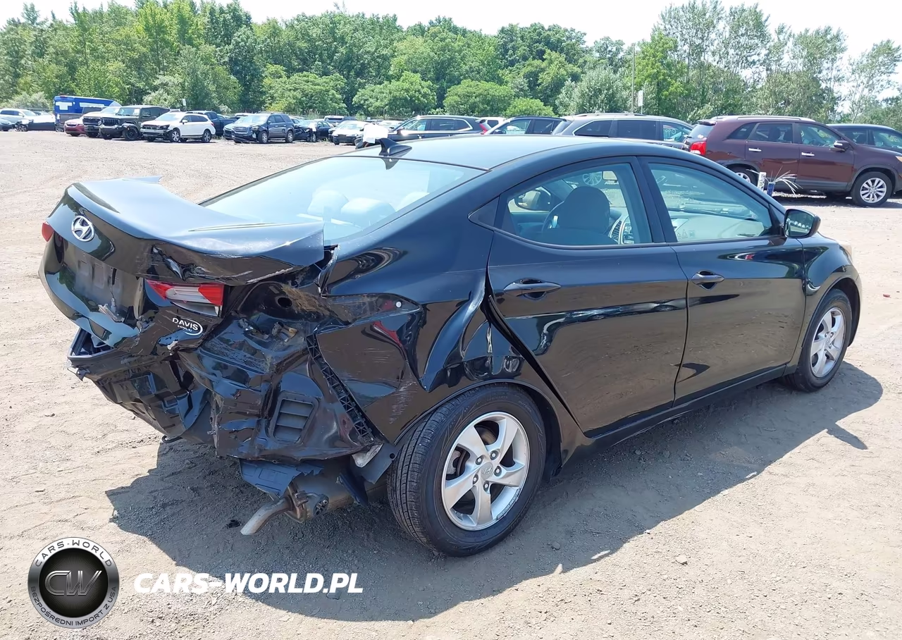 2014 Hyundai Elantra Se VIN:5NPDH4AE1EH545436 - 6