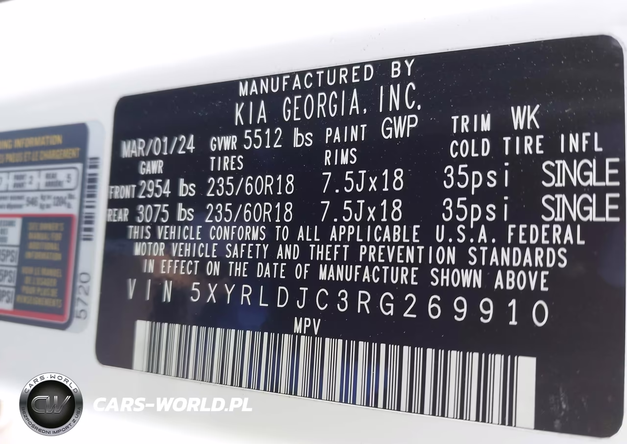 2024 Kia Sorento S VIN:5XYRLDJC3RG269910 - 9