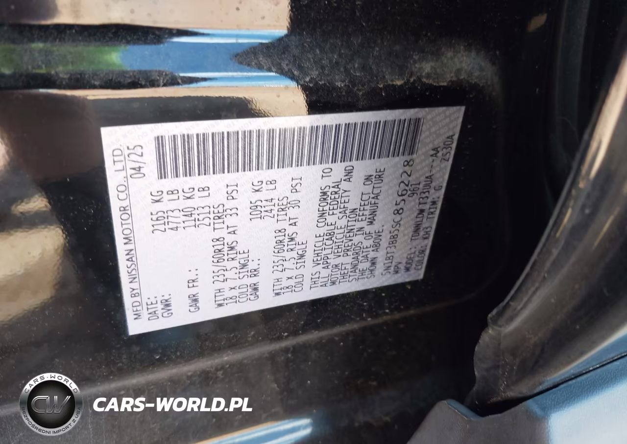 2025 Nissan Rogue Sv Intelligent Awd VIN:5N1BT3BB5SC856228 - 9