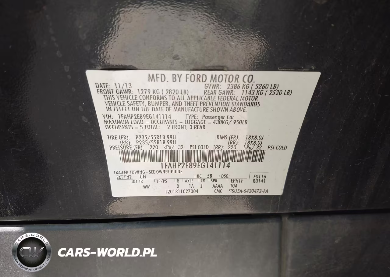 2014 Ford Taurus Sel VIN:1FAHP2E89EG141114 - 9
