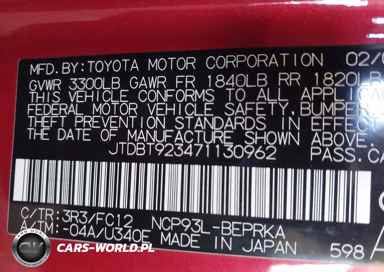 2007 Toyota Yaris VIN:JTDBT923471130962 - 9