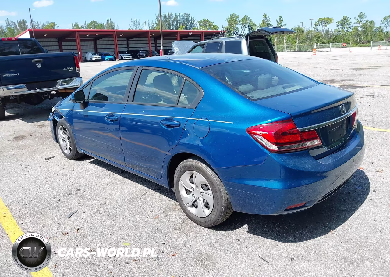 2013 Honda Civic Lx VIN:19XFB2F56DE029406 - 3