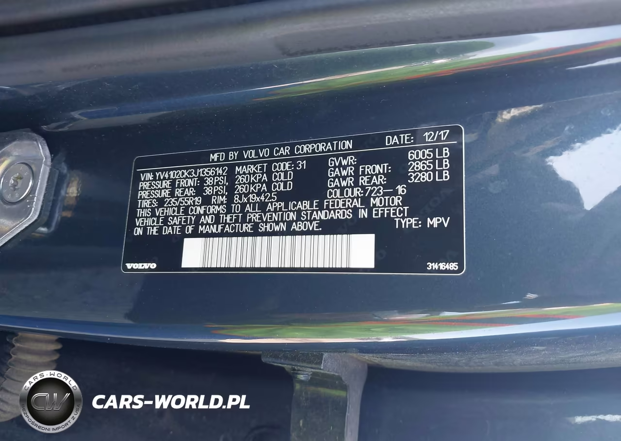 2018 Volvo Xc90 T5 Momentum VIN:YV4102CK3J1356142 - 9