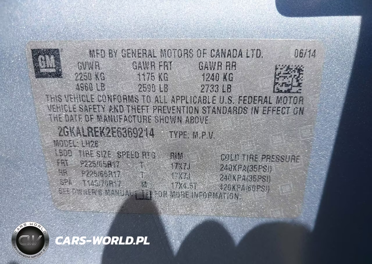2014 GMC Terrain Sle-2 VIN:2GKALREK2E6369214 - 9