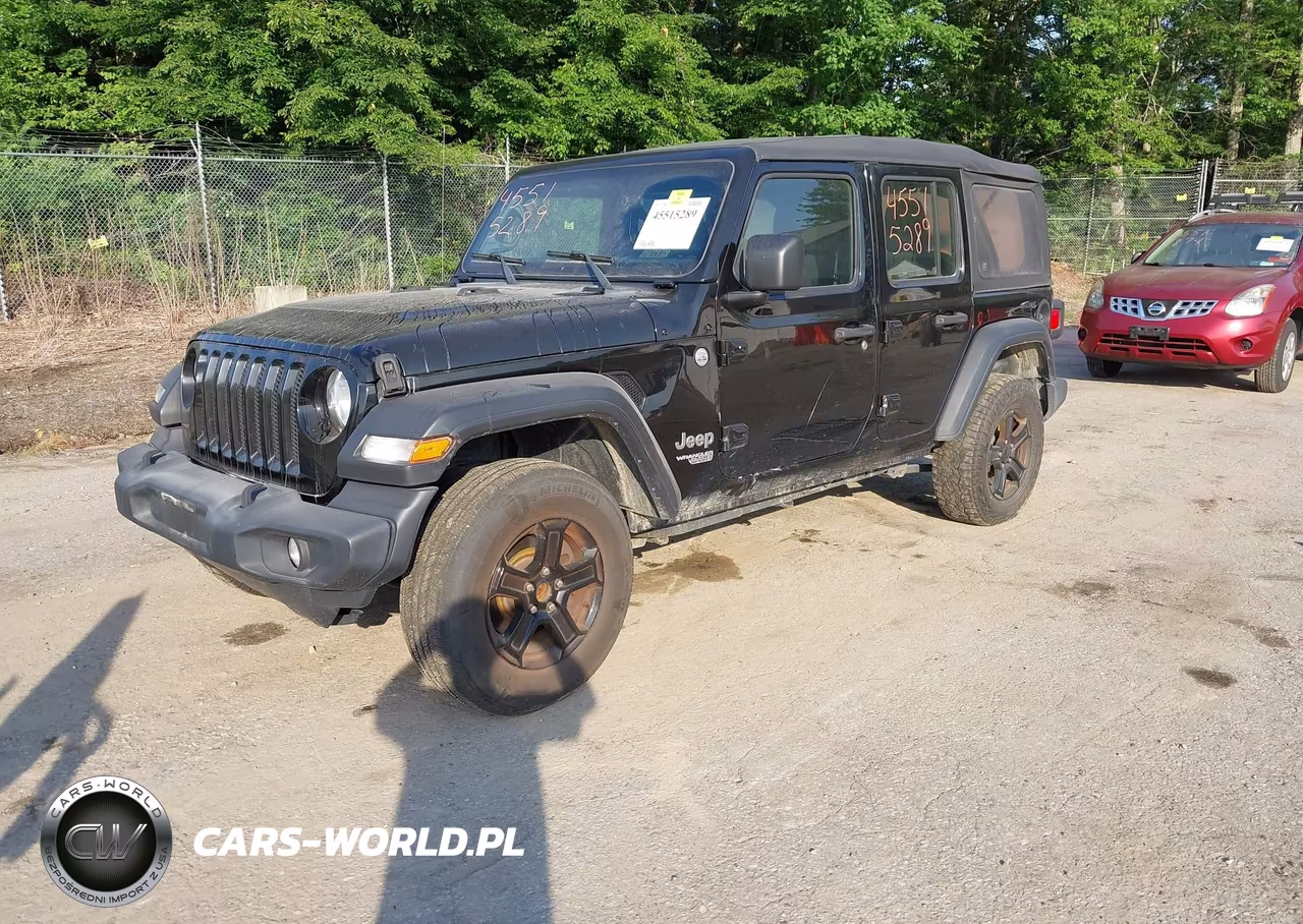 2019 Jeep Wrangler Unlimited Sport 4X4 VIN:1C4HJXDG2KW663778 - 2