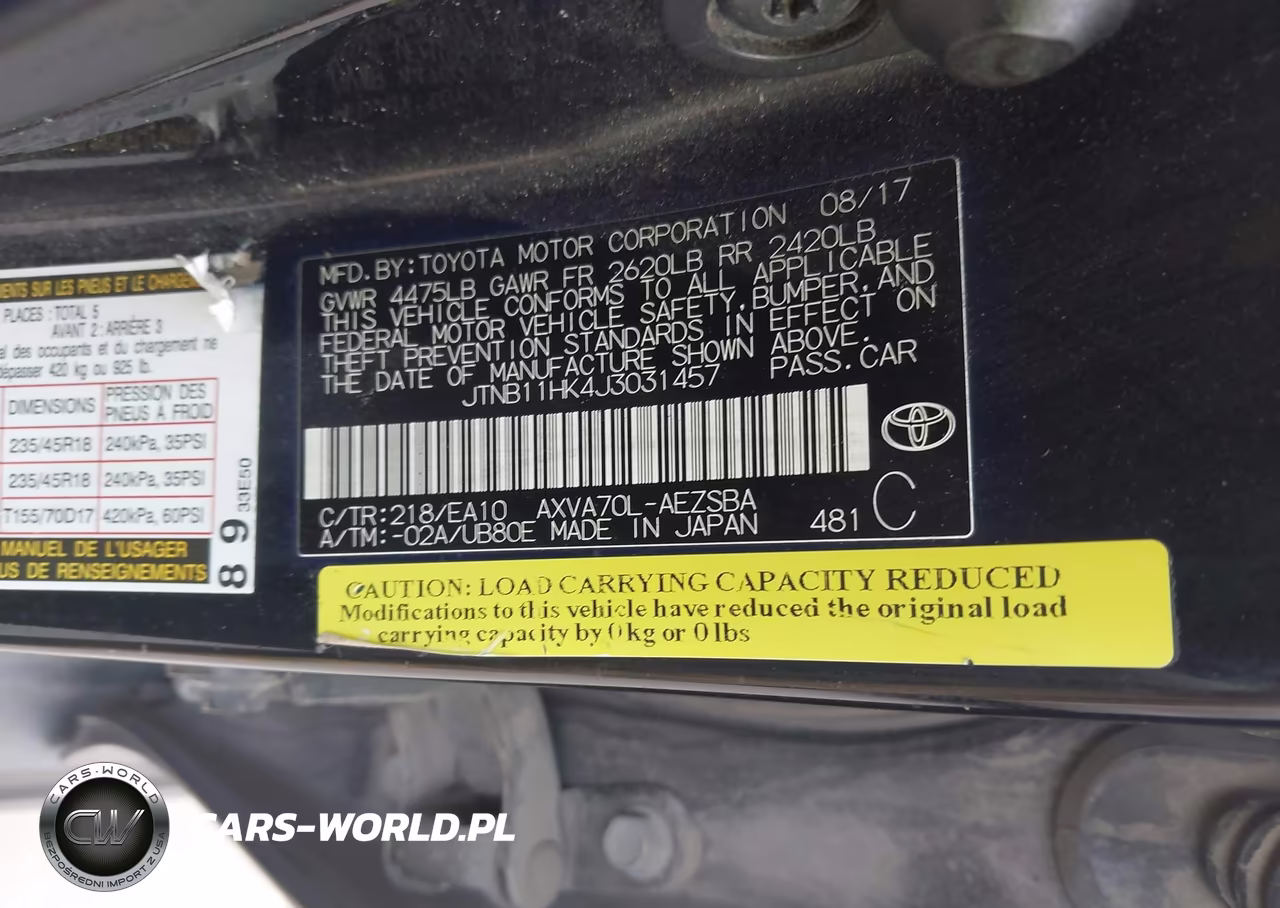 2018 Toyota Camry Se VIN:JTNB11HK4J3031457 - 9