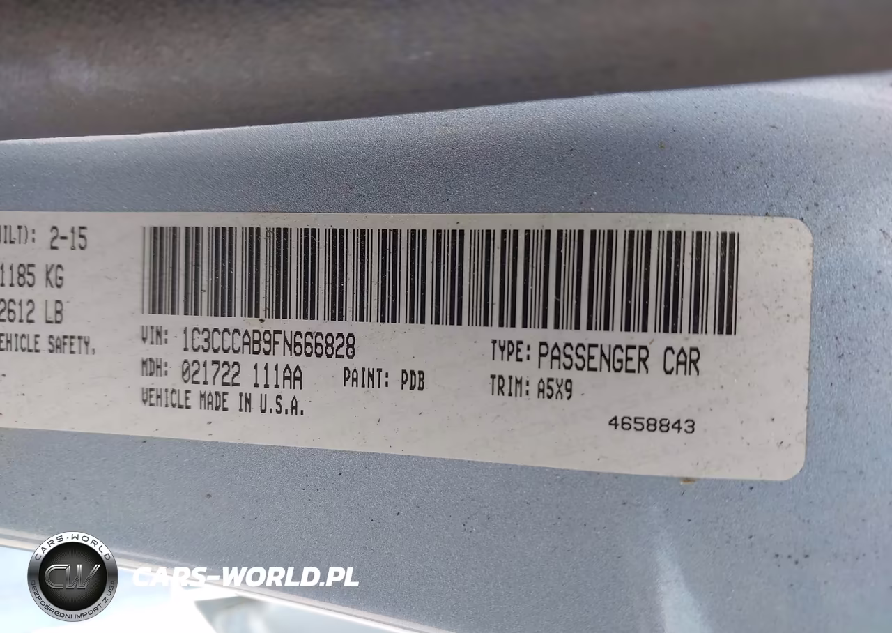 2015 Chrysler 200 Limited VIN:1C3CCCAB9FN666828 - 9