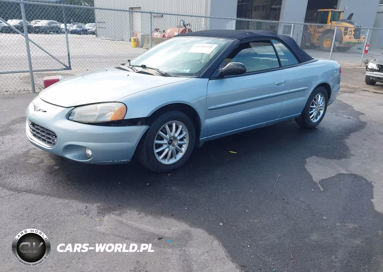 2003 Chrysler Sebring Limited VIN:1C3EL65R83N524872 - 2