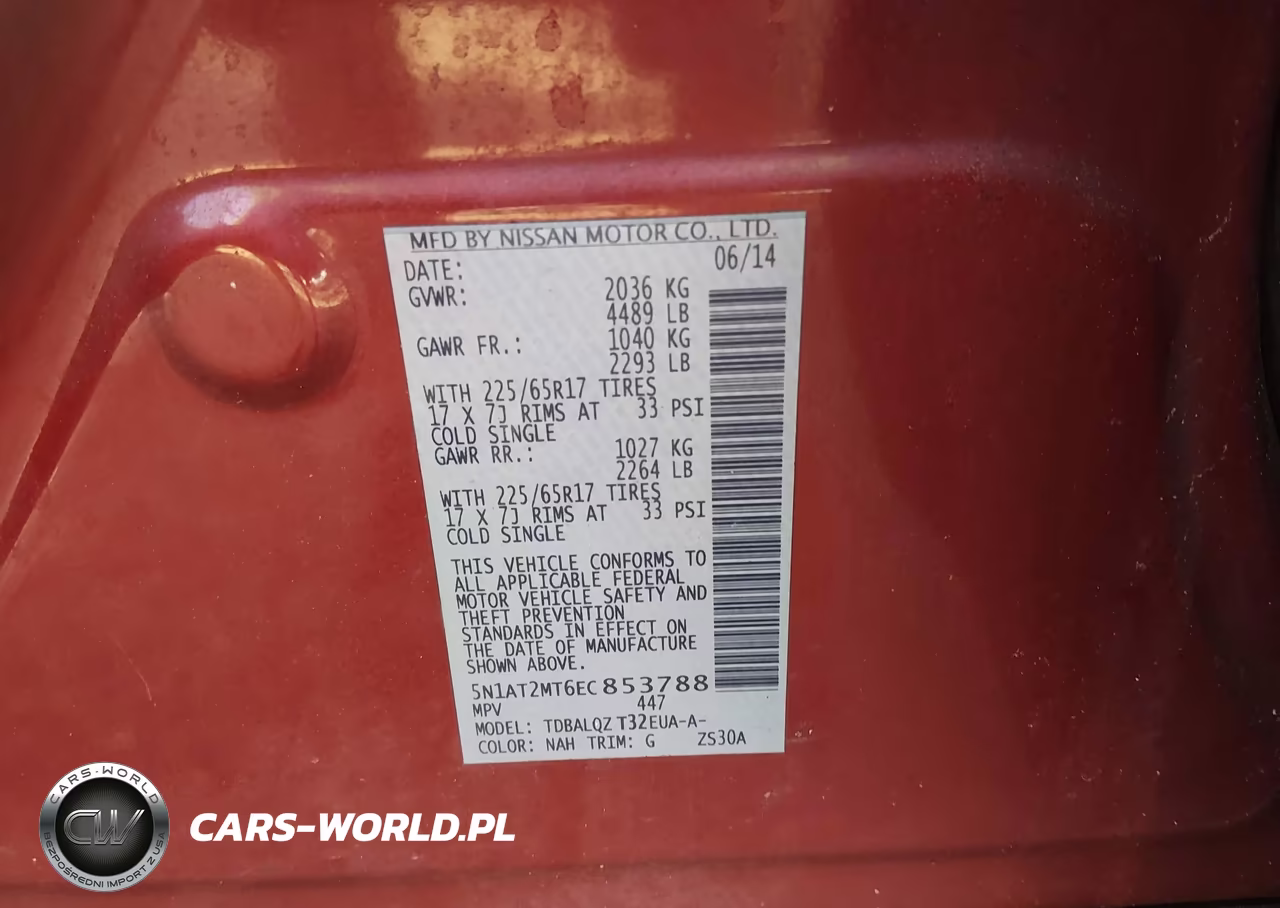 2014 Nissan Rogue Sv VIN:5N1AT2MT6EC853788 - 9