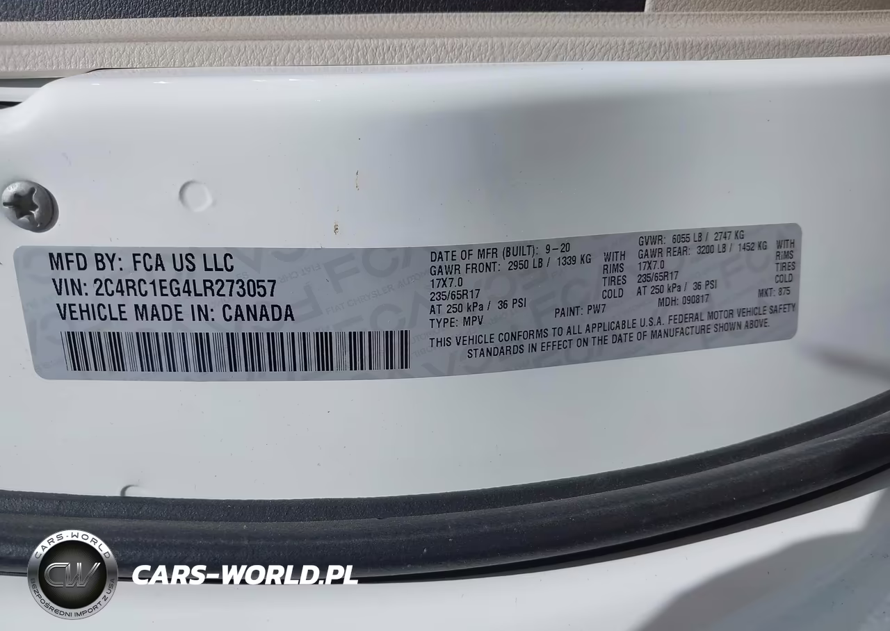 2020 Chrysler Pacifica Touring L Plus VIN:2C4RC1EG4LR273057 - 9