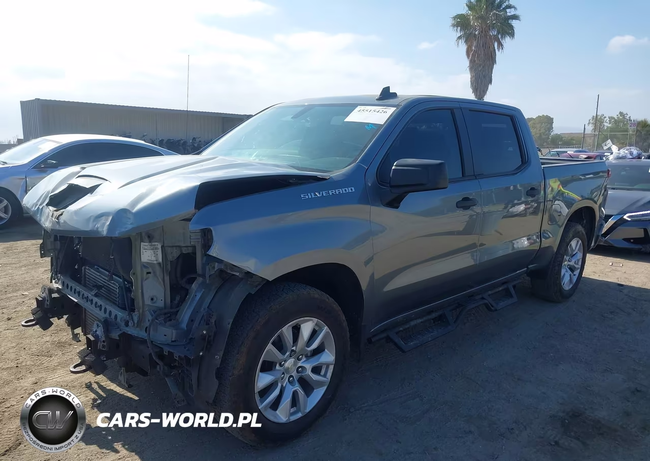 2021 Chevrolet Silverado 1500 2Wd Short Bed Custom VIN:3GCPWBEK6MG196708 - 2