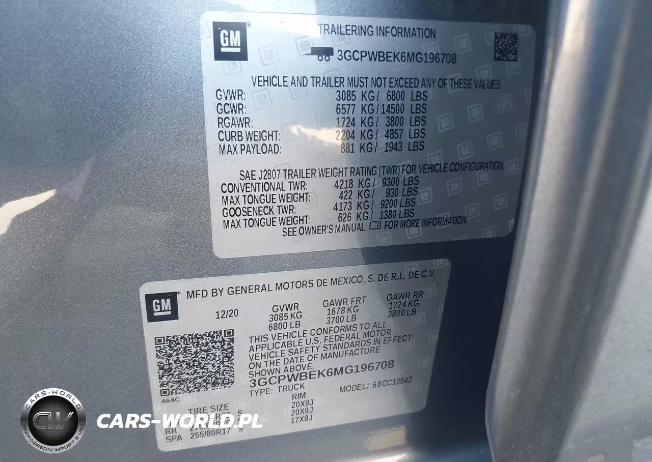 2021 Chevrolet Silverado 1500 2Wd Short Bed Custom VIN:3GCPWBEK6MG196708 - 9