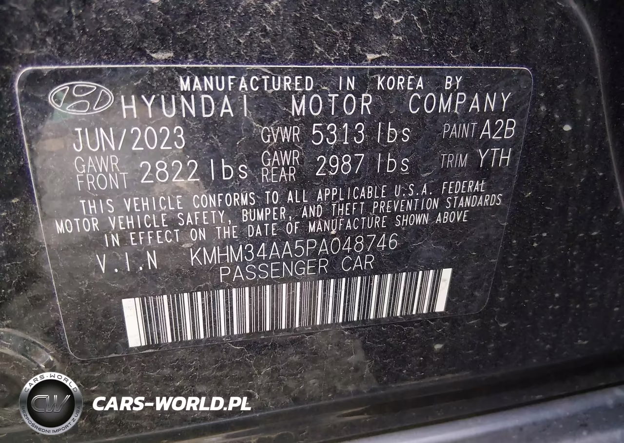 2023 Hyundai Ioniq 6 Sel VIN:KMHM34AA5PA048746 - 9