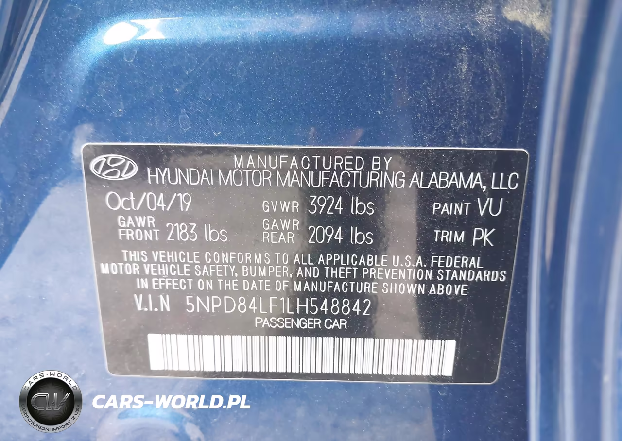 2020 Hyundai Elantra Value Edition VIN:5NPD84LF1LH548842 - 9