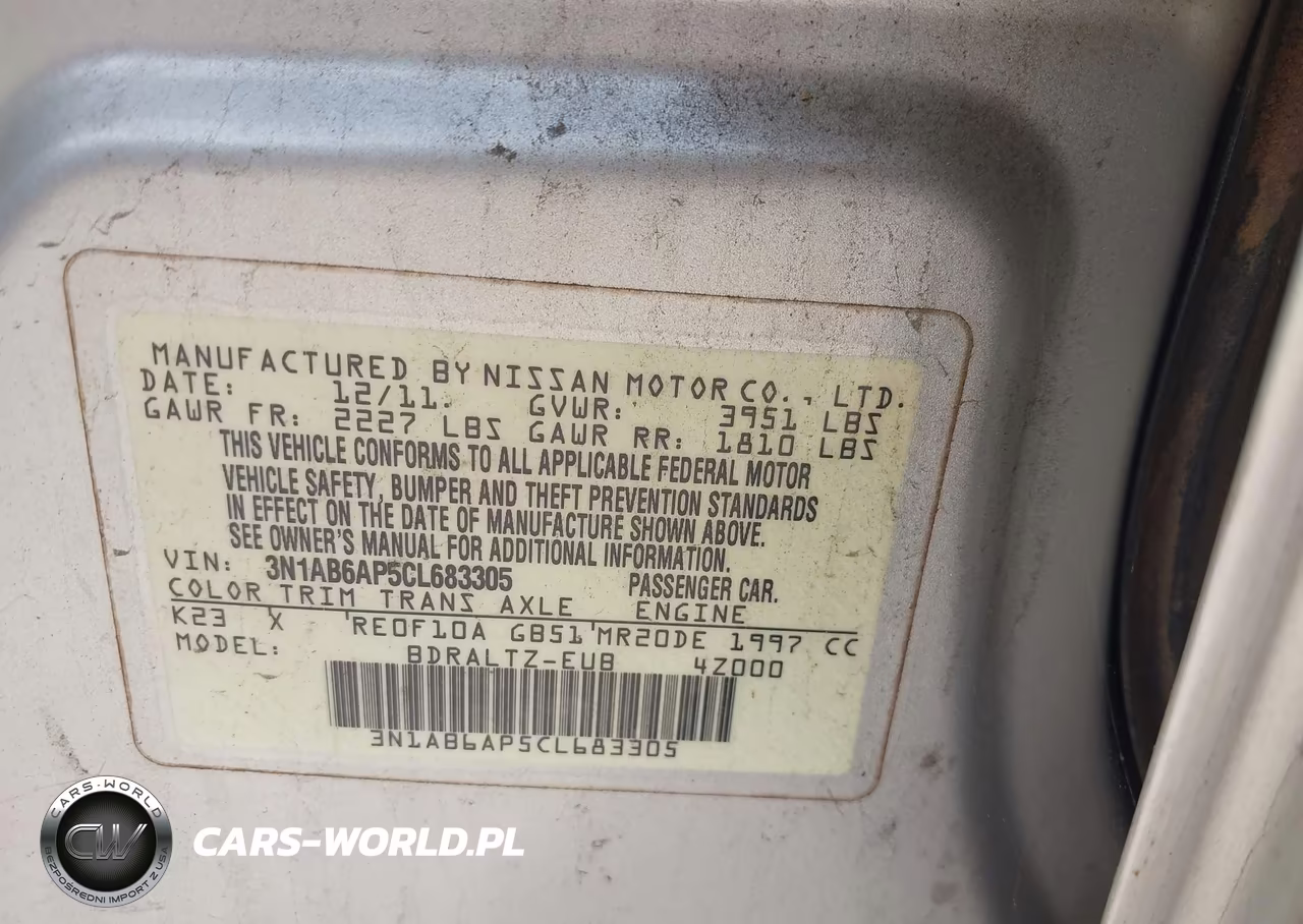 2012 Nissan Sentra 2.0 S VIN:3N1AB6AP5CL683305 - 9
