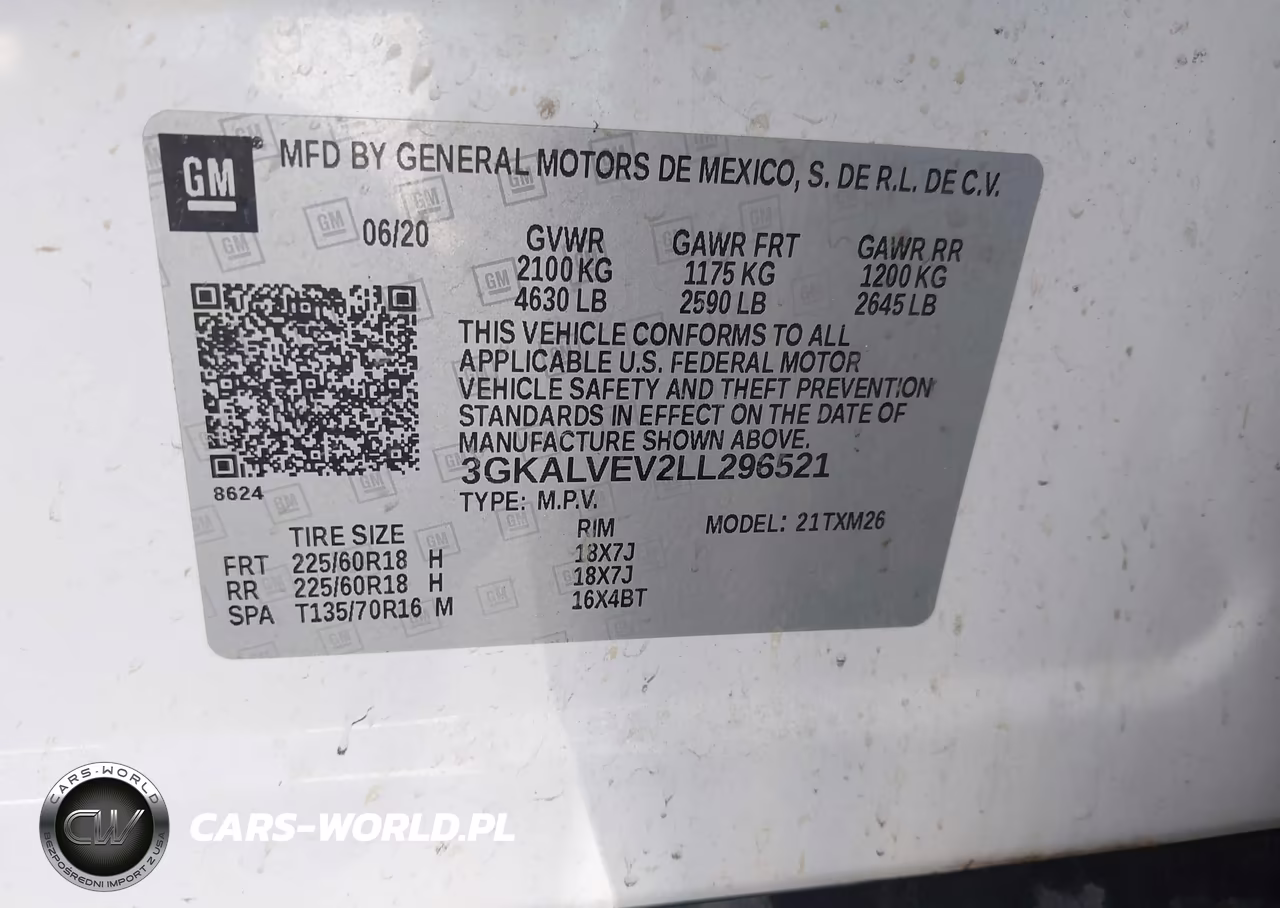 2020 GMC Terrain Awd Slt VIN:3GKALVEV2LL296521 - 9