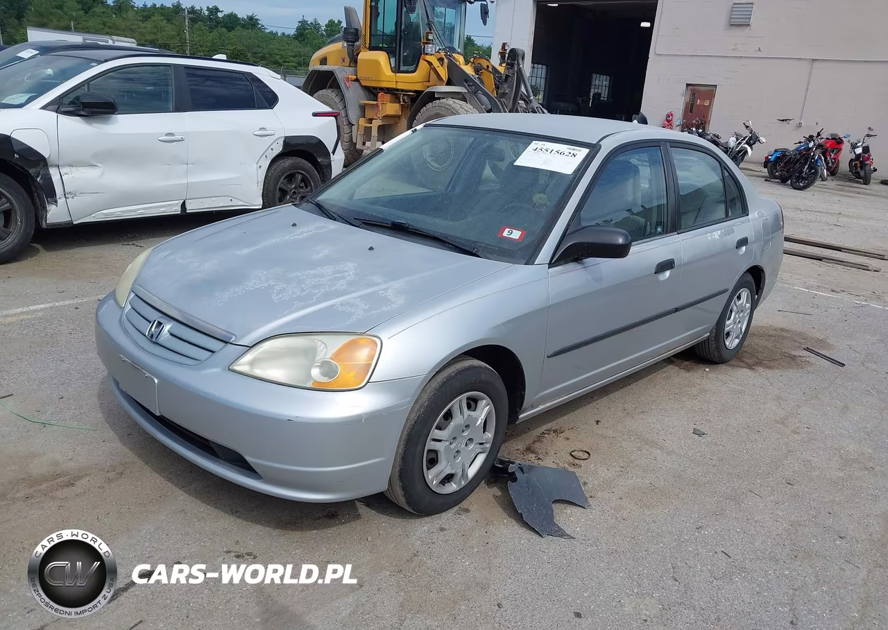 2002 Honda Civic Dx VIN:2HGES16182H517391 - 2