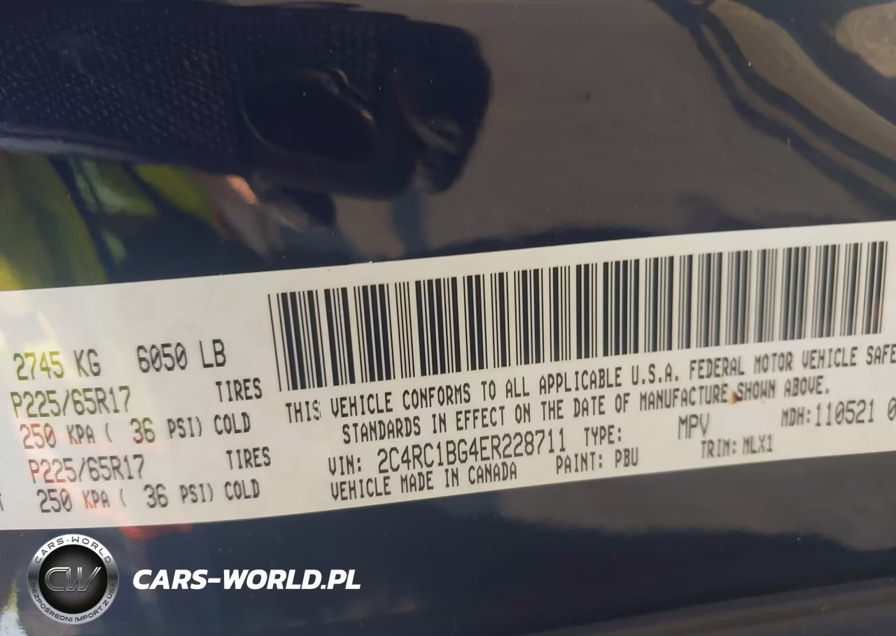 2014 Chrysler Town & Country Touring VIN:2C4RC1BG4ER228711 - 9