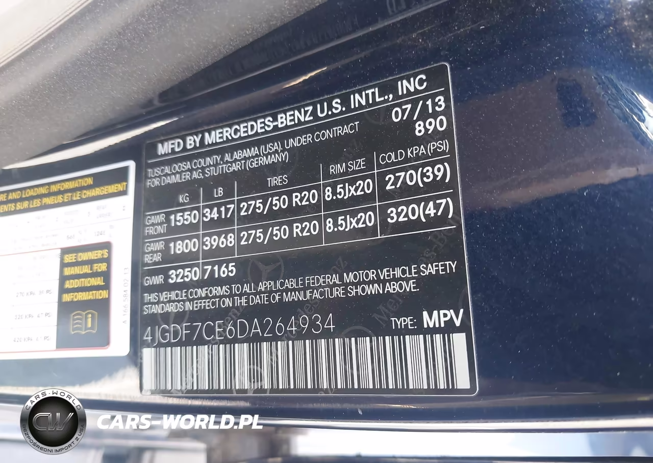 2013 Mercedes-Benz Gl 450 4Matic VIN:4JGDF7CE6DA264934 - 9