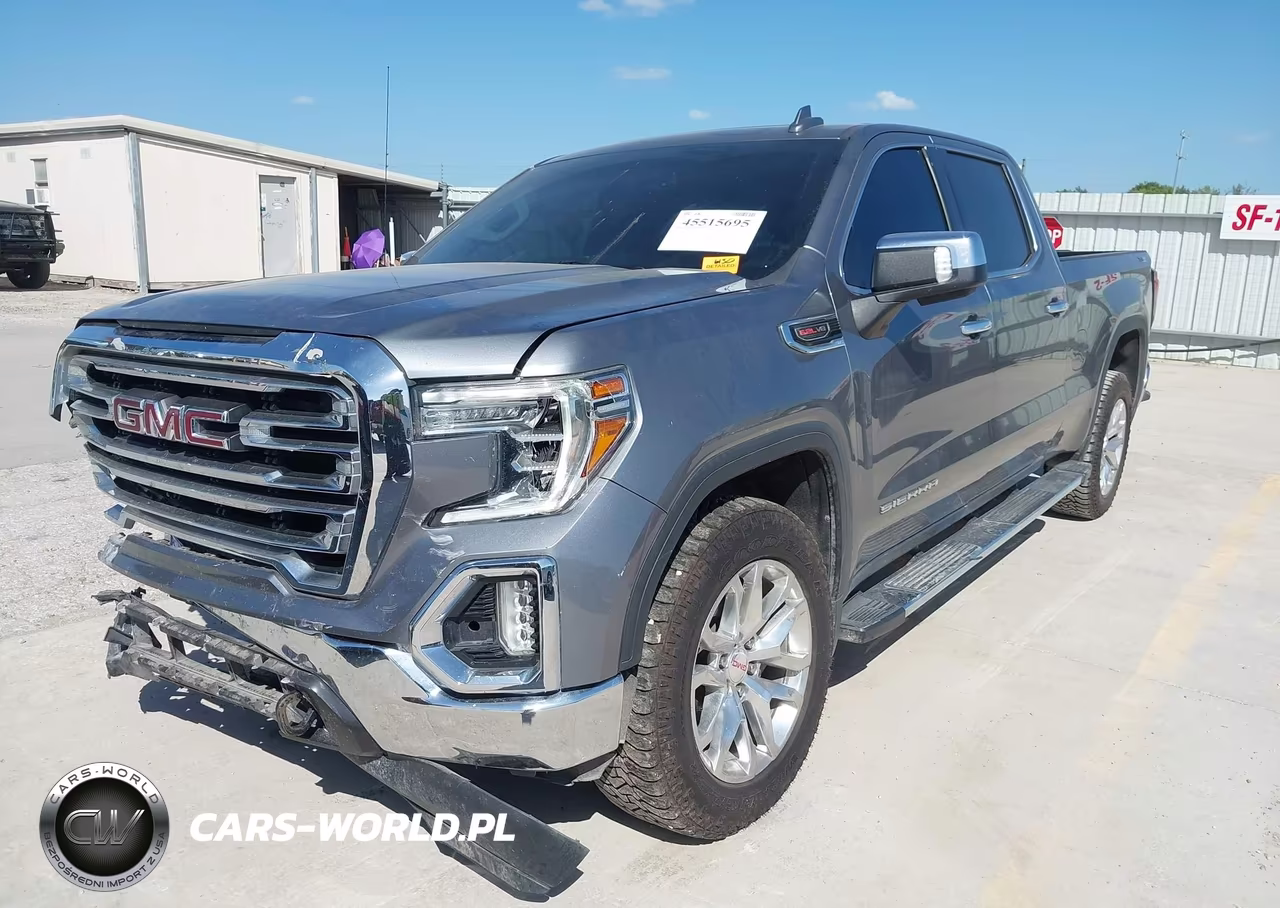 2021 GMC Sierra 1500 4Wd Standard Box Slt VIN:3GTU9DEL1MG394076 - 2