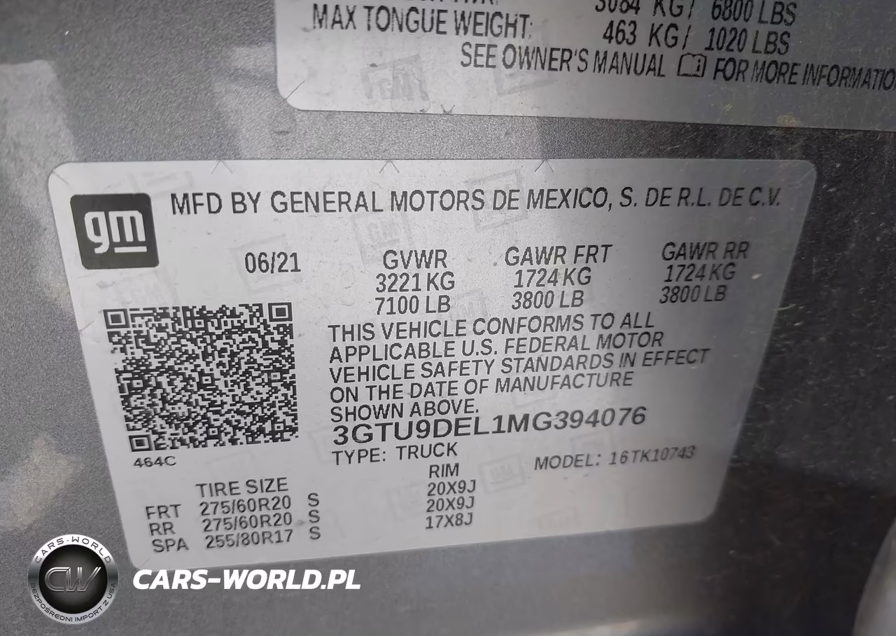 2021 GMC Sierra 1500 4Wd Standard Box Slt VIN:3GTU9DEL1MG394076 - 9