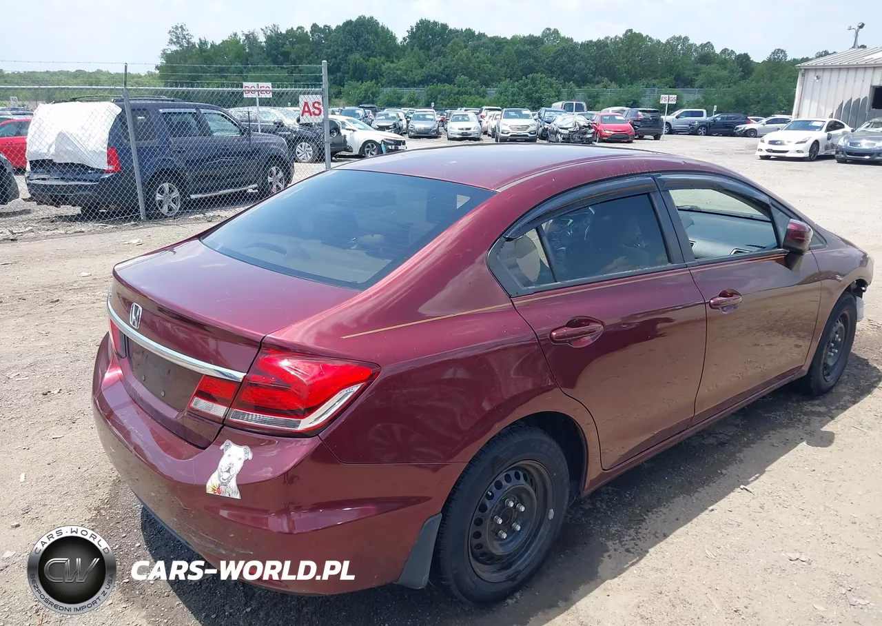 2015 Honda Civic Lx VIN:2HGFB2F58FH540303 - 4
