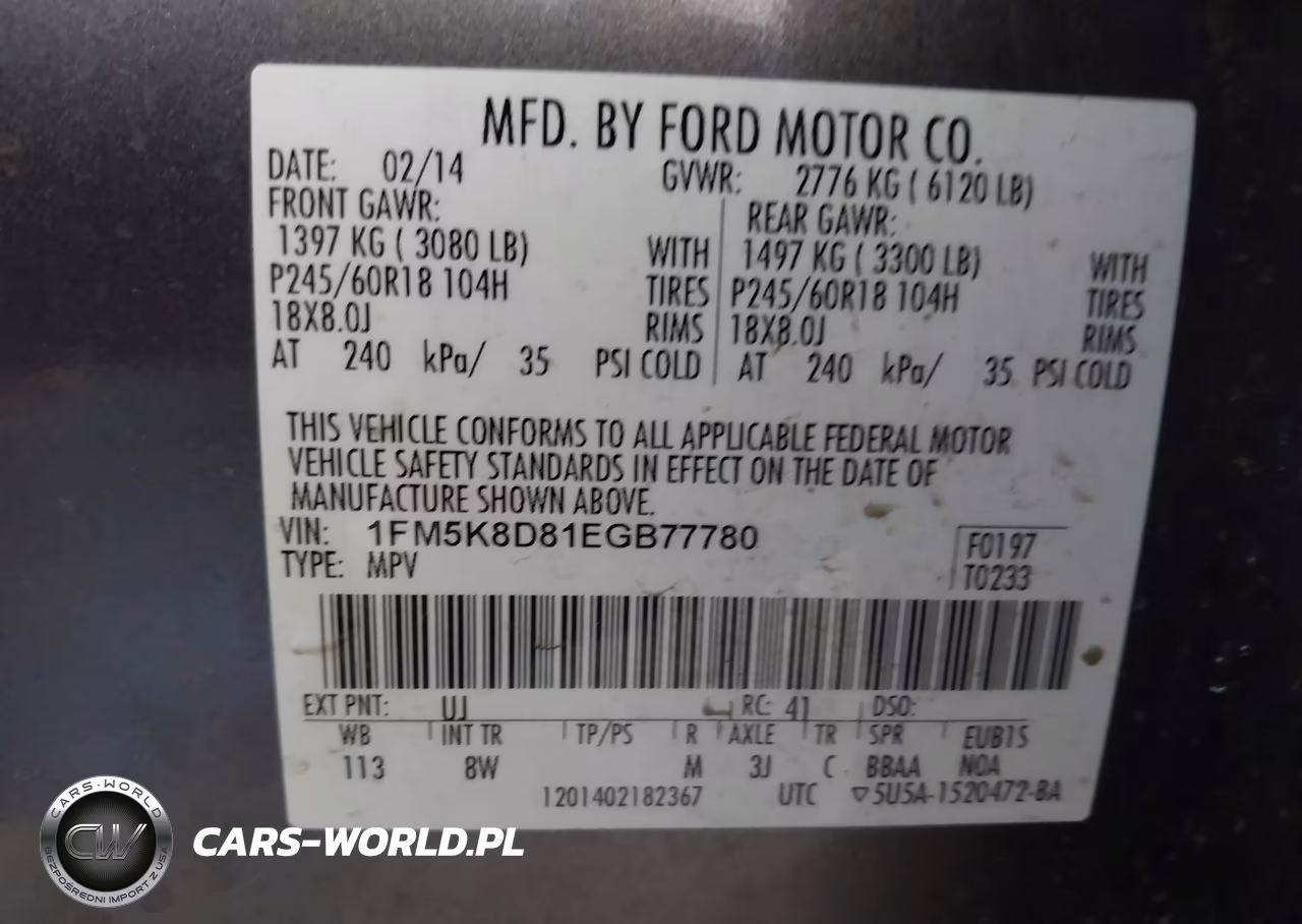 2014 Ford Explorer Xlt VIN:1FM5K8D81EGB77780 - 9