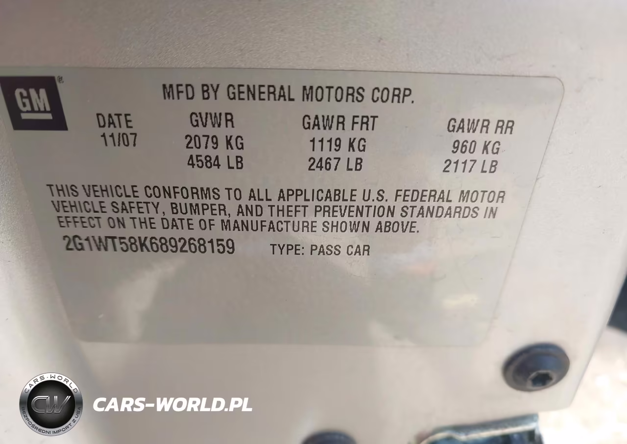 2008 Chevrolet Impala Lt VIN:2G1WT58K689268159 - 9