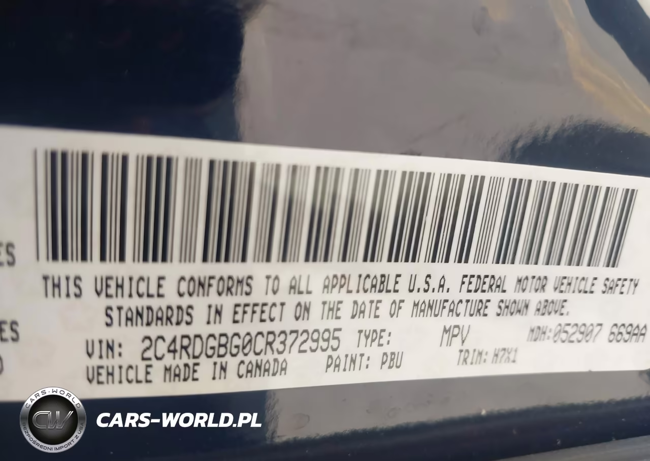 2012 Dodge Grand Caravan Se-Avp VIN:2C4RDGBG0CR372995 - 9