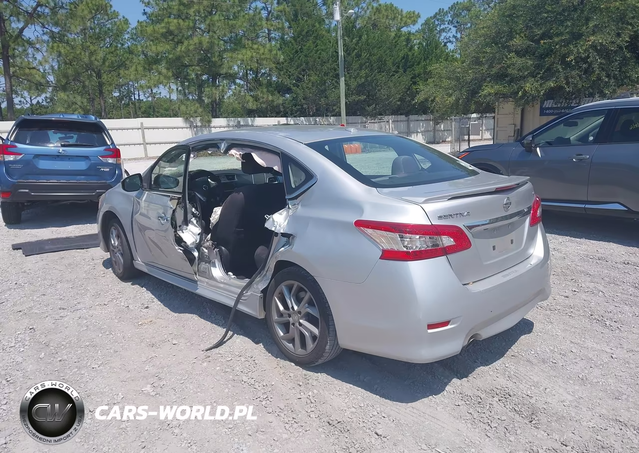 2015 Nissan Sentra Sr VIN:3N1AB7AP4FY361722 - 3