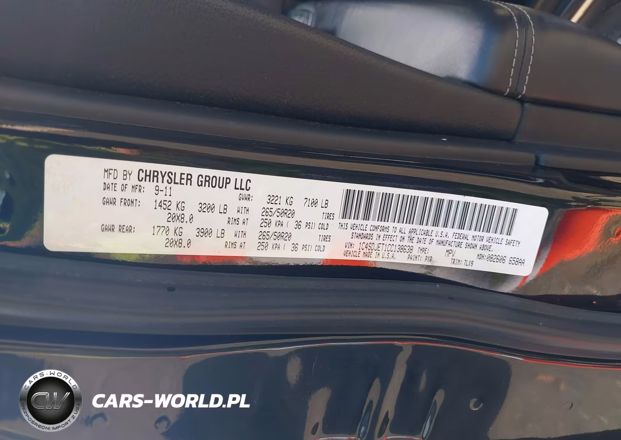 2012 Dodge Durango Citadel VIN:1C4SDJET1CC138638 - 9