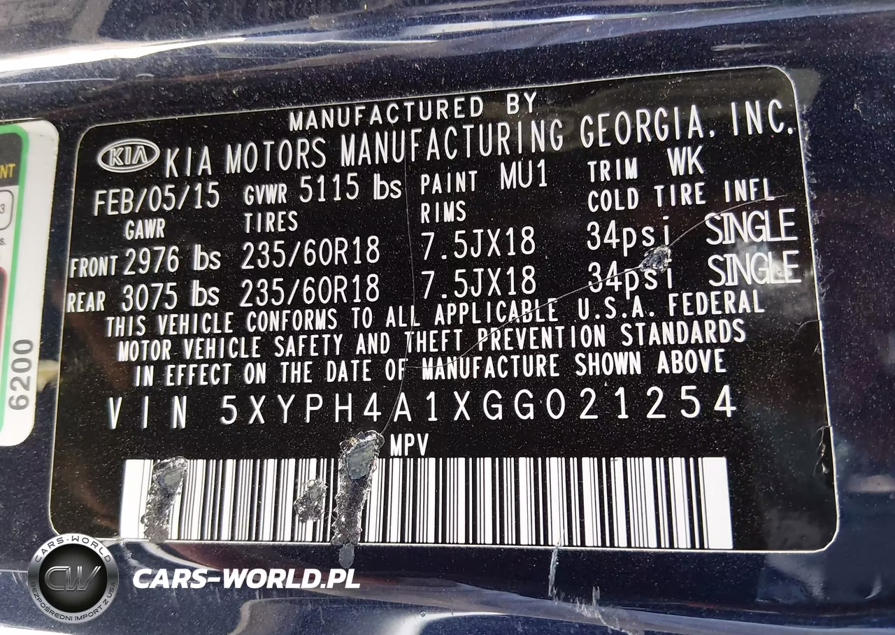 2016 Kia Sorento 2.0T Ex VIN:5XYPH4A1XGG021254 - 9
